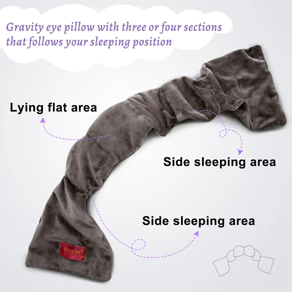 Weighted Eye Mask Sleeping Mask for Light Blocking Travel Eye Blindfold for Relaxation Gravity Sleep Patchs Eyeshade Sleepmask