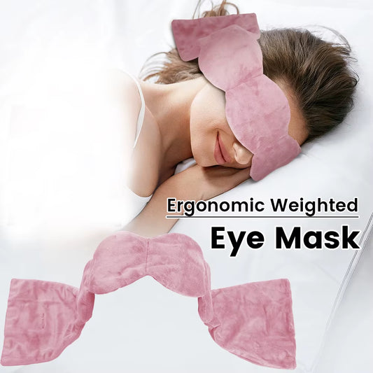 Weighted Eye Mask Sleeping Mask for Light Blocking Travel Eye Blindfold for Relaxation Gravity Sleep Patchs Eyeshade Sleepmask